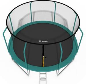 Trampolina ogrodowa premium siatka wewnętrzna drabinka 465 cm 15ft FUNFIT