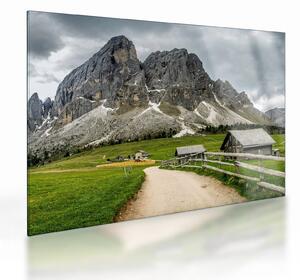 Obraz na szkle - W austriackich górach (70x50 cm)