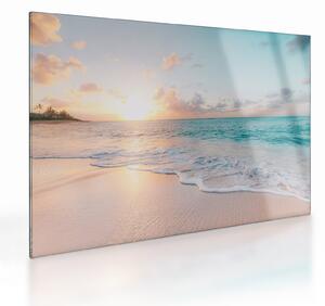 Obraz na szkle - Wymarzona plaża (70x50 cm)