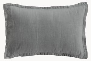 Poduszka z lnu Graphite