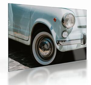 Obraz na szkle - Fiat retro samochód (70x50 cm)
