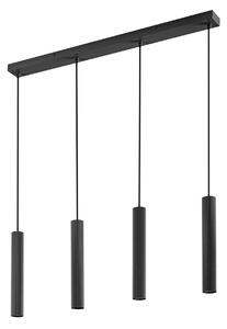 Lampa Wisząca Lindby, Kardis, ściemnialny, czarny, jadalnia, metal, nowoczesny