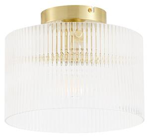 Lampy sufitowe Lucande, Meritt, ściemnialny, transparentny, salon, szkło, nowoczesny