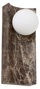 Lampa Ścienna Lucande, Sonto, ściemnialny, brąz rdzawy, salon, marmur, design