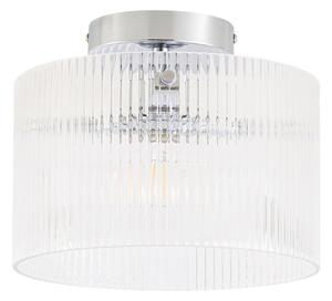 Lampy sufitowe Lucande, Meritt, ściemnialny, transparentny, salon, szkło, nowoczesny