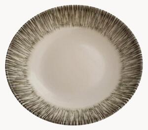 Komplet talerzy głębokich z porcelany Kaki, 6 elem