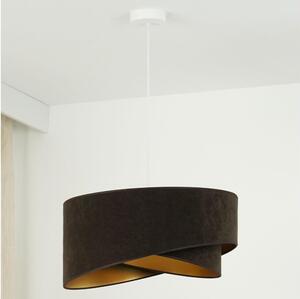 Brilagi LED Żyrandol na lince LYRA 1xE27/15W/230V ciemnobrązowy/złoty BG1730