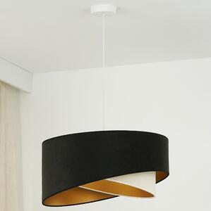 Brilagi LED Żyrandol na lince LYRA 1xE27/15W/230V czarny/kremowy/złoty BG1734