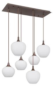 Globo Globo 15548-6HC - Żyrandol na lince MAXY 6xE27/40W/230V biały GL8468