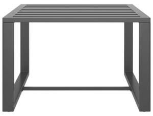 Zestaw Mebli Ogrodowych Komplet Wypoczynkowy Z Poduszkami 9-Częściowy Antracytowy Aluminium Na Taras Balkon Ogród
