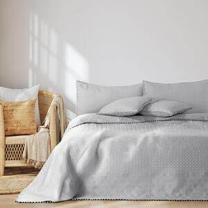 DecoKing Narzuta na łóżko Meadore srebrny, 170 x 210 cm