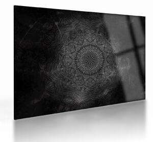 Obraz na szkle - Mistyczna mandala (70x50 cm)