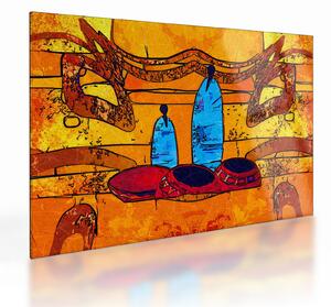 Obraz na szkle - Malarstwo starożytne (70x50 cm)