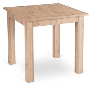 Stół Kwadratowy Rozkładany BEN 80-200 cm Dąb Artisan Skandynawski