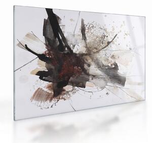 Obraz na szkle obrazu abstrakcyjnego (70x50 cm)