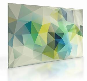 Obraz na szkle abstrakcji geometrycznej (70x50 cm)