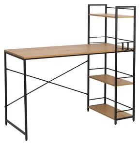 Biurko komputerowe 120 x 51 cm kolor dąb naturalny FURNITEX B20-FX