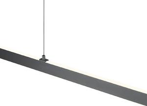 HELL Lampa wisząca Karo, możliwość ściemniania, czarny, salon / jadalnia, metal, nowoczesny