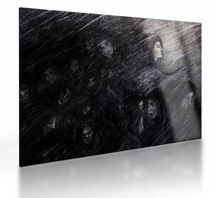 Obraz na szkle - Smutek i wyrzeczenie (70x50 cm)