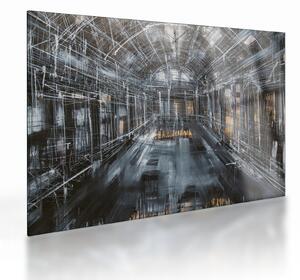 Obraz na szkle wnętrza starego budynku (70x50 cm)
