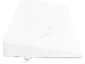 Niemowlęca poduszka - klin do łóżeczka Sensillo Luxe s aloe vera 60x38 cm