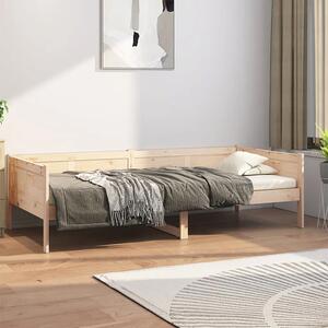 Łóżko dzienne z naturalnego drewna sosny 90x200 - Barry