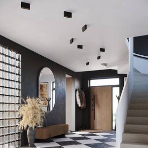 Czarny nowoczesny plafon spot sufitowy - A407-Irfo