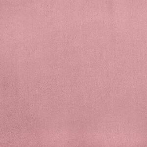 Sofa 2-osobowa, rÃ³Å¼owy, 160x78x84 cm, tapicerowana aksamitem