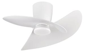 Wentylator sufitowy LED Ona, biały, DC, cichy, CCT, 70 cm – Mantra Mantra Iluminación, Ona, ściemnialny, biały, salon, metal, nowoczesny