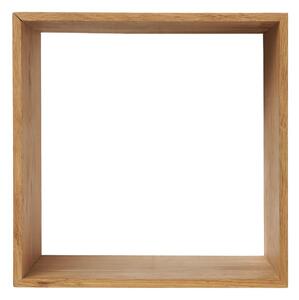 Wielopoziomowa półka z litego drewna dębowego w naturalnym kolorze 30 cm Lattoon – House Nordic