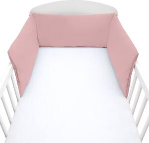 Przybornik organizer na łóżeczko New Baby Dominika różowy