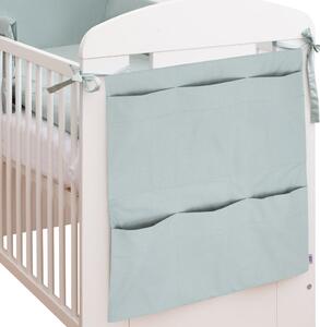 Przybornik organizer na łóżeczko New Baby Dominik zielony