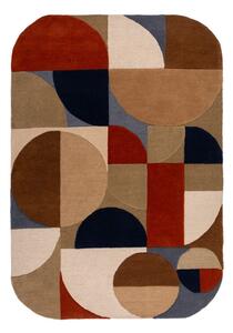 Wełniany dywan tkany ręcznie w kolorze terakoty 120x170 cm Mia Arch – Flair Rugs