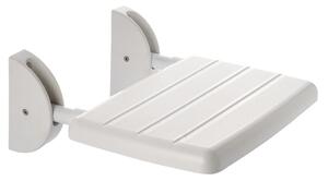 RIDDER Składane siedzisko prysznicowe Eco, białe