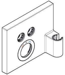 Rozeta iBox FixFit Shower Select f ShowerSelect Therm. UP 2 Verbr chrom chrom Termostat kompletny