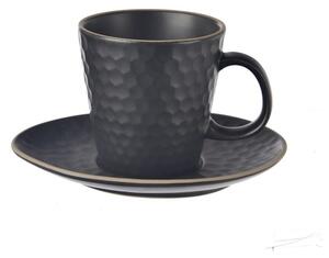 Czarna ceramiczna filiżanka do cappuccino 250 ml Tea Time – Orion