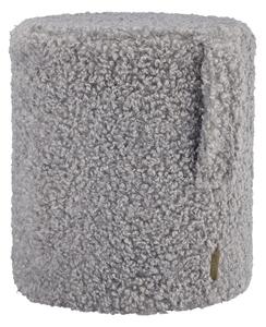 Szary puf z materiału bouclé Teddy – Blomus