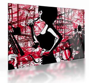 Obraz na szkle - Jazz (70x50 cm)