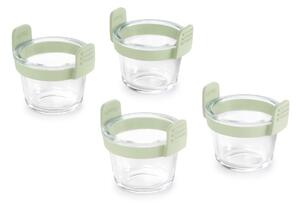 Szklane formy do pieczenia zestaw 4 szt. ø 9,5 cm – Lékué