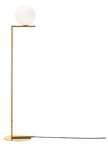Lampa Podłogowa FLOS, ściemnialny, złoty | mosiężny, salon, metal