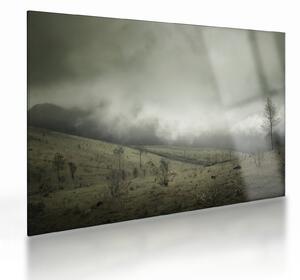 Obraz na szkle krajobrazu przed burzą (70x50 cm)