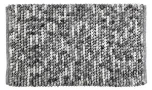 Szary dywanik łazienkowy Wenko Smooth Grey, 90x60 cm