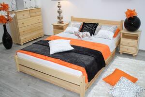 Łóżko MASYWNE drewniane KELI 120x200 + stelaż producent maxi-drew