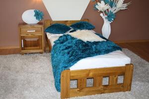 Łóżko drewniane, sosnowe NIKOLA 90x200 DĄB producent