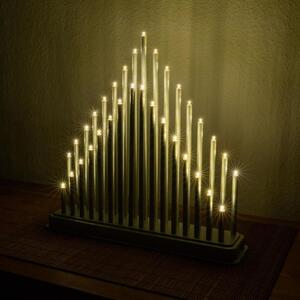 Świecznik świąteczny, 33 diody LED