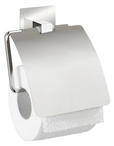 Samoprzyczepny uchwyt na papier toaletowy z klapką Wenko Quadro