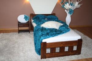 Łóżko drewniane, sosnowe NIKOLA 90x200 ORZECH producent