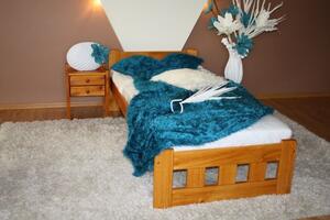 Łóżko drewniane, sosnowe NIKOLA 90x200 OLCHA producent
