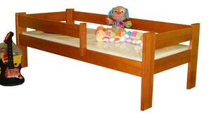 Łóżko drewniane, sosnowe "KRZYŚ" 70x160 olcha, dla dziecka