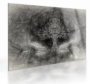 Obraz na szkle - Drzewo życia (70x50 cm)